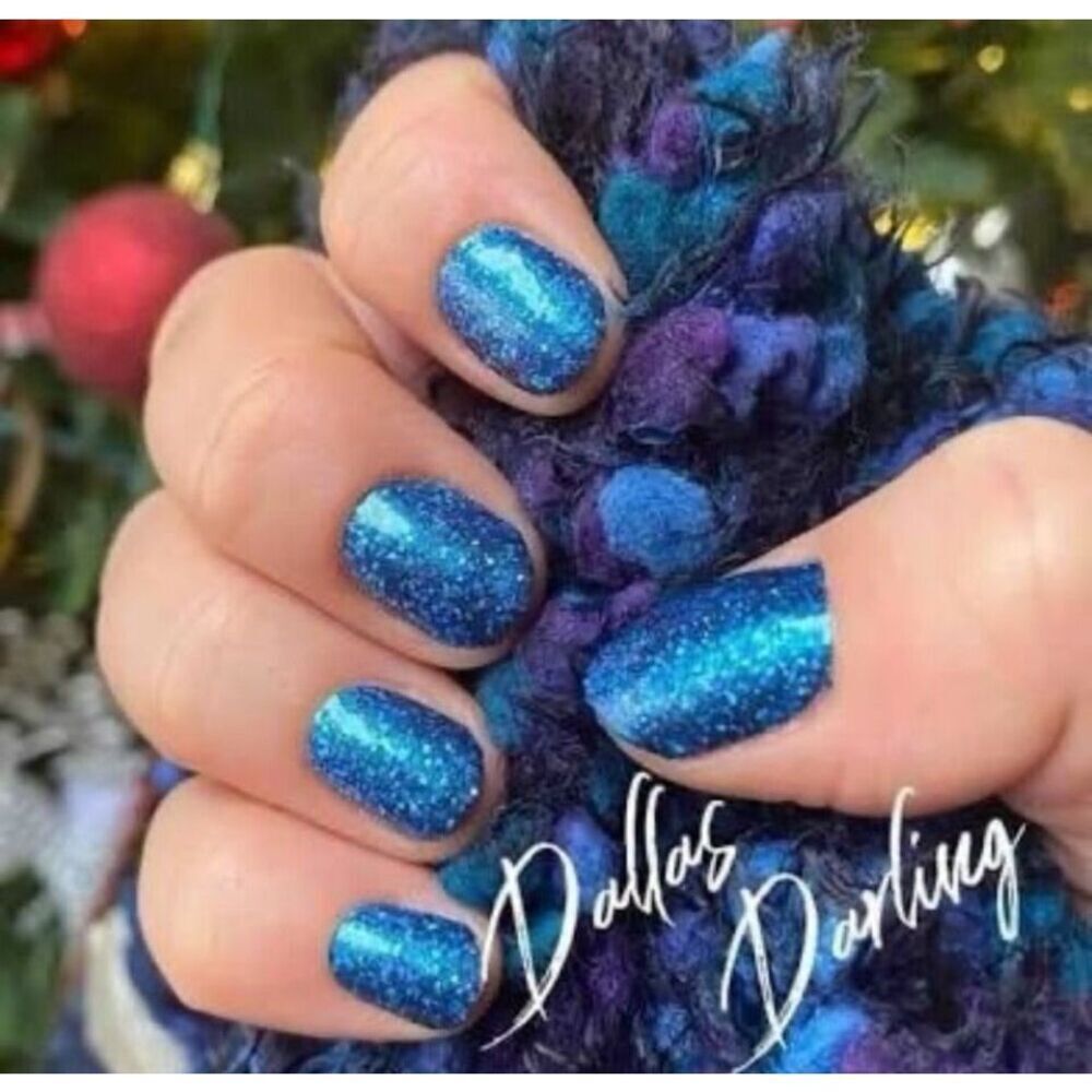 Dallas Darling   Color Street Sparkling Blue Nail Strips